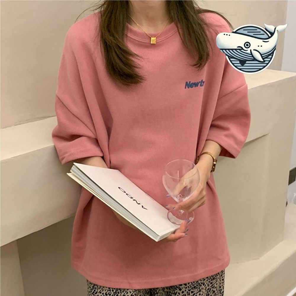 편안한 스타일 여성 반팔 티셔츠 여름 데일리