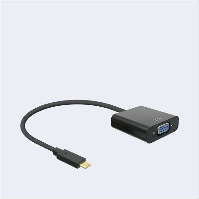 USB 3.1 Type C to VGA Audio Aux 변환 컨버터 오디