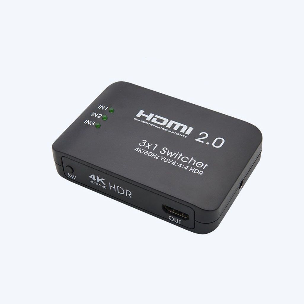 HDMI 선택기 3대1 4K 리모콘 공유기 영상분배기