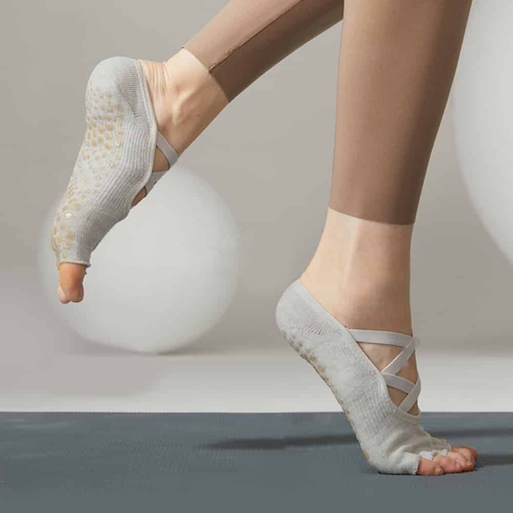 논슬립 필라테스양말 4색 여자논슬립양말 여성미끄럼방지양말