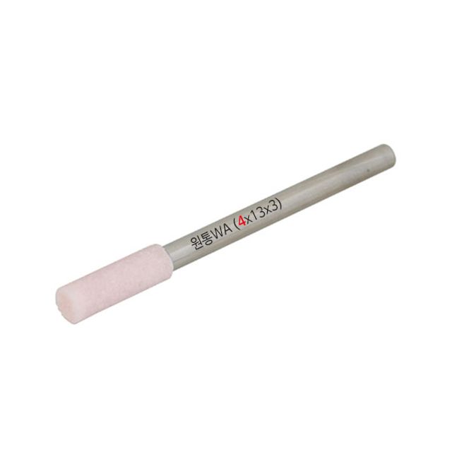 제일연마 추지석(WA) 원통 (4x13x3mm 80방) (100개입)