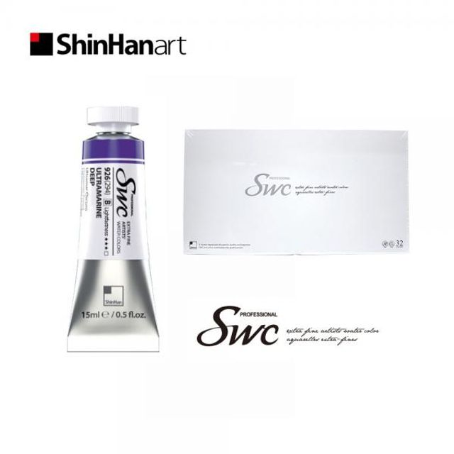 신한 swc 수채화물감 15ml 32색