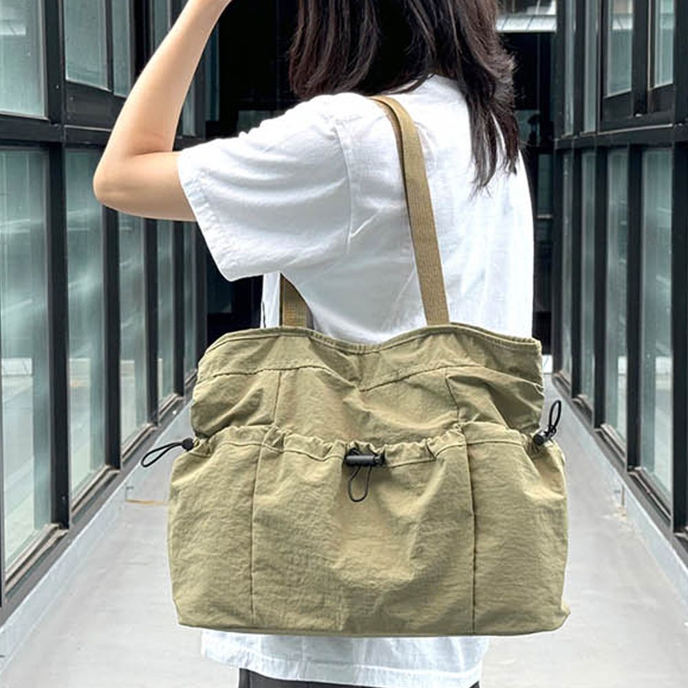 여성 경량 멀티포켓 빅숄더백 6컬러 학생 데일리가방