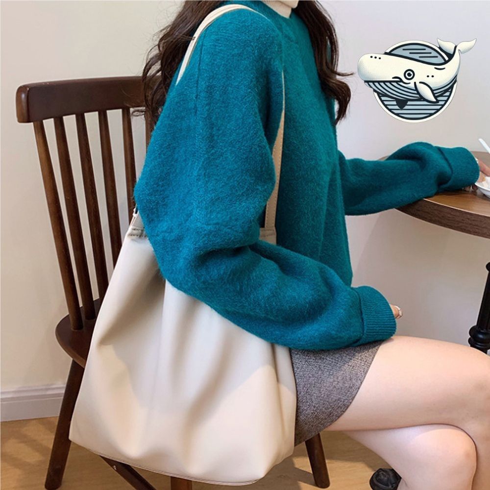 모던 스타일 여성 숄더백 심플 데일리 파우치