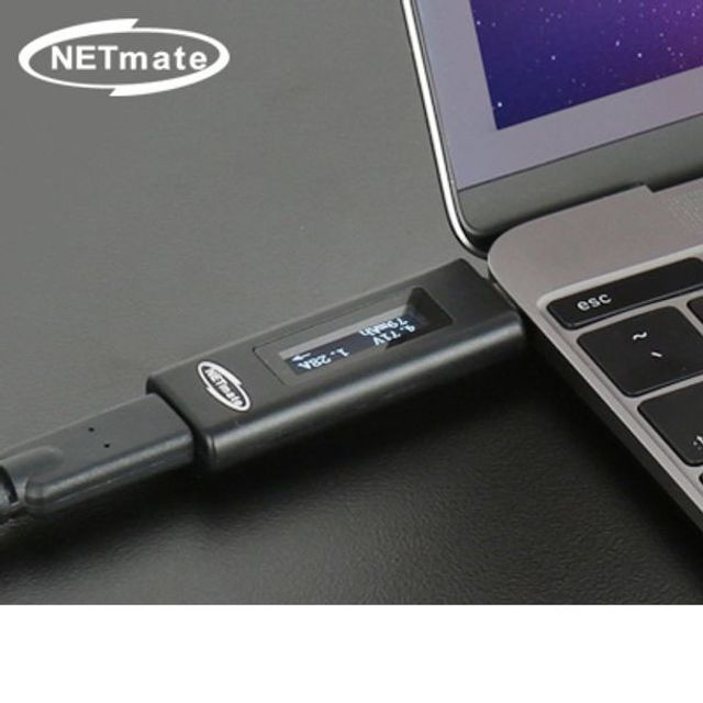 NETmate NM TYCMA USB Type C 전압 전류 측정기