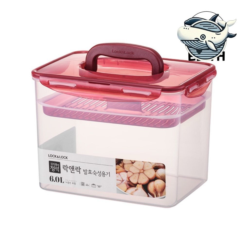 발효식품 저장용기 6L 밀폐용기 발효 숙성