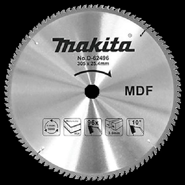 MAKITA 팁쇼 D-62496/MDF 12인 치(305)x25.4x96Tx3.0
