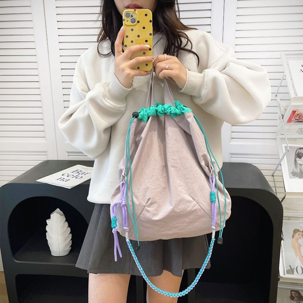 스트링백 복조리백 짐색 수납 가방 여행 데일리 백