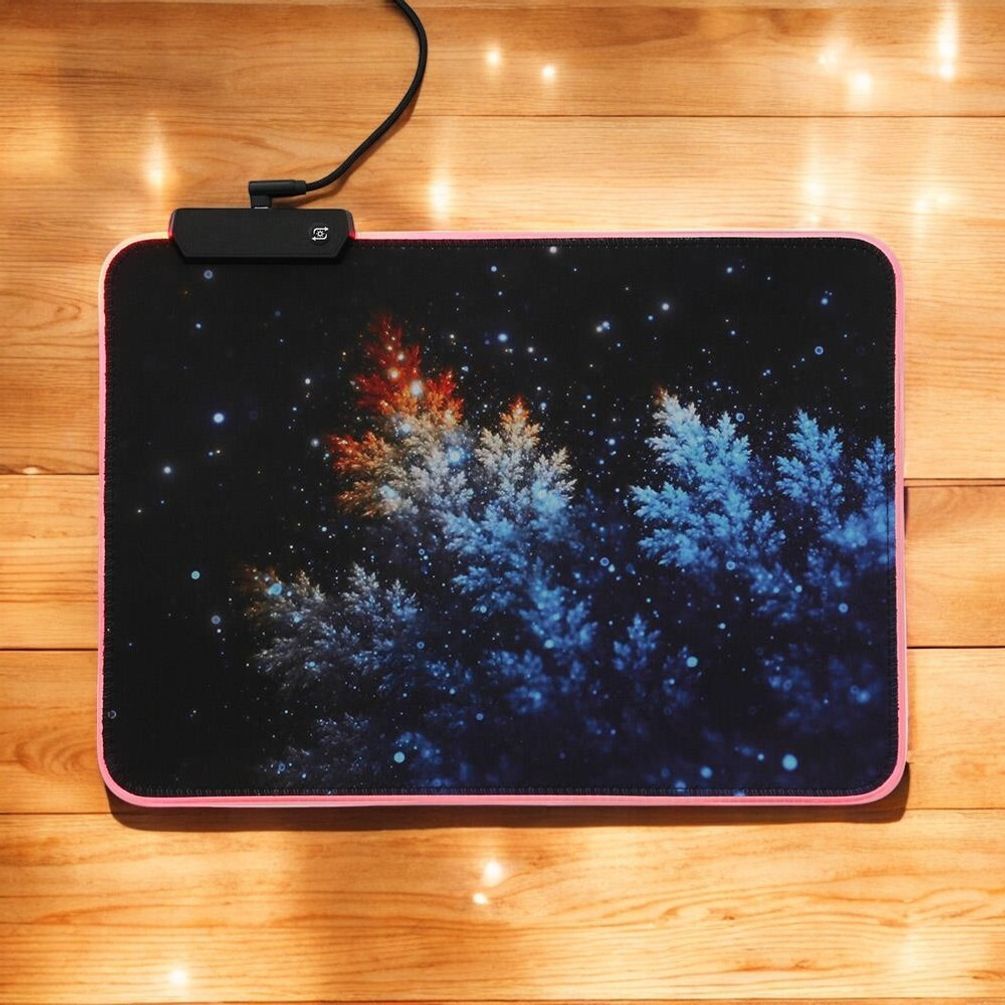 게더릭 RGB LED 마우스패드 (35x25cm) (별빛트리)