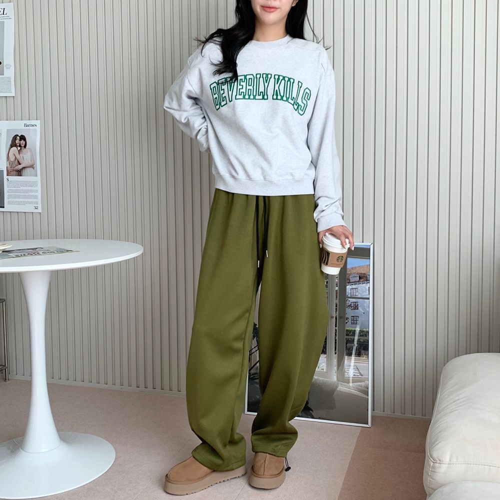 -241036 조거 와이드 조인트 바지 하프클