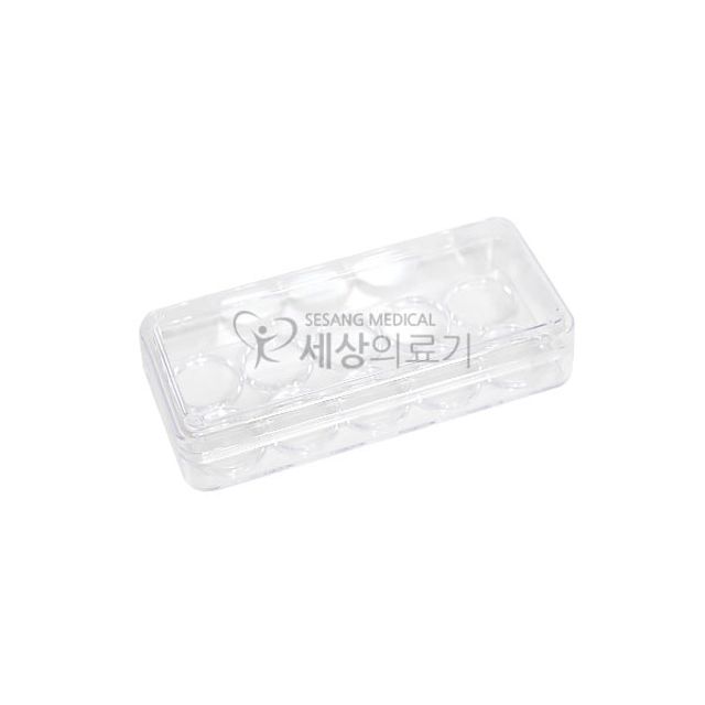 플라스틱 투명 10구(1ea) 청병상자 한의원약상자 상자