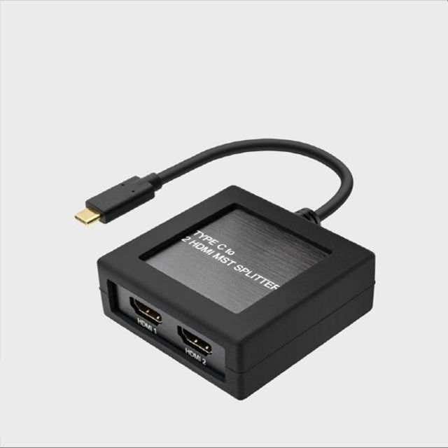 USB 3.1 Type C to HDMI 2포트 미러링 분배기 스플리