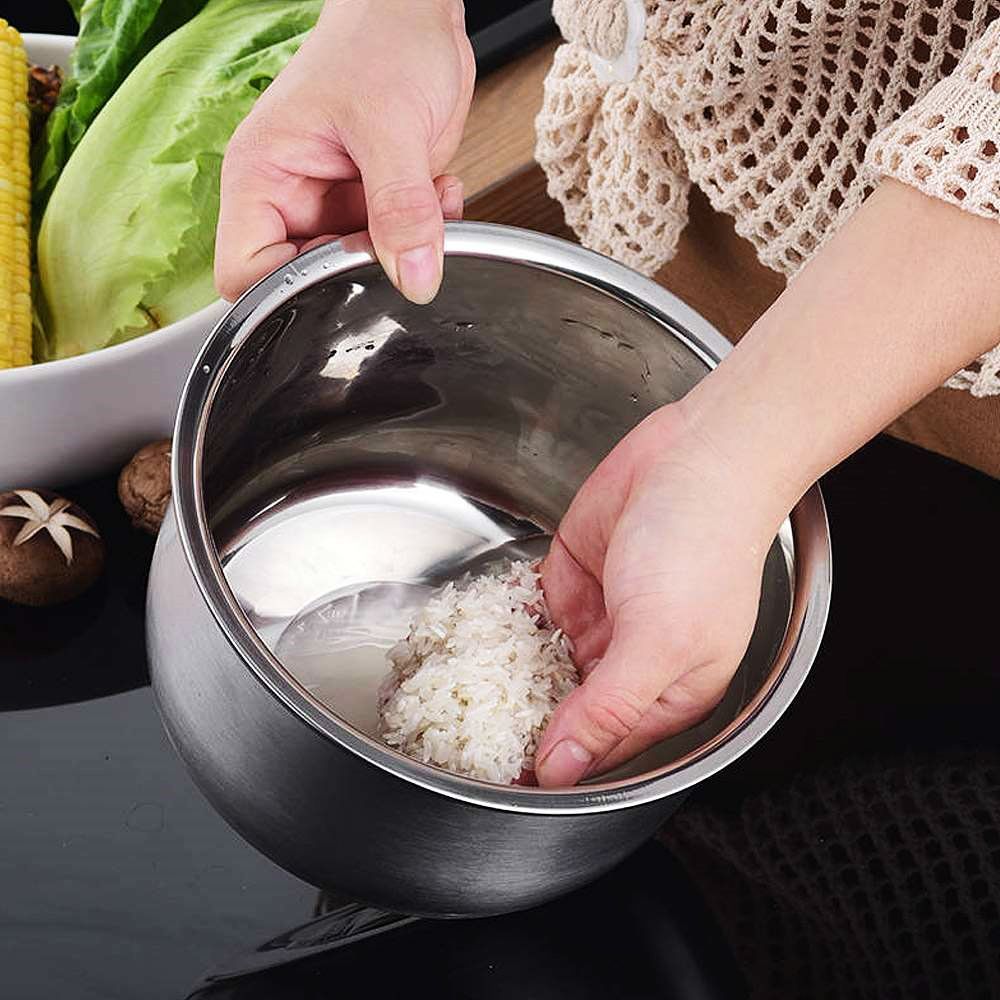 뚜껑 믹싱볼 20cm 도구 식당 식기 스텐
