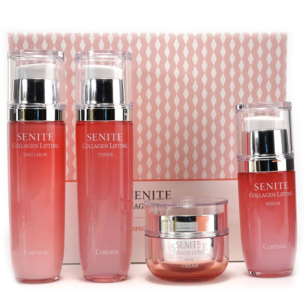 SENITE 여자기초 화장품 콜라겐 탄력 리프팅 3종 세트