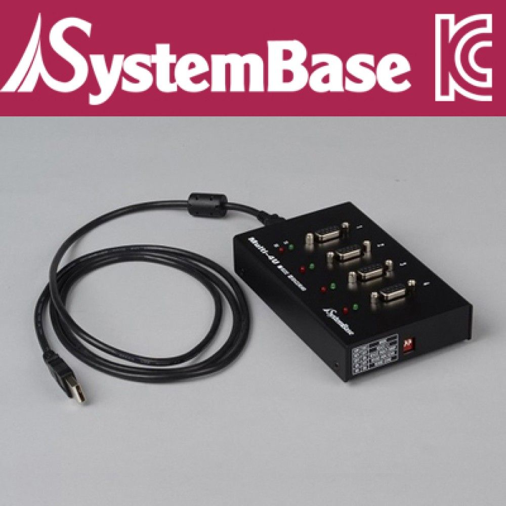 SystemBase시스템베이스 USB2.0 to 4포트 RS422JS485