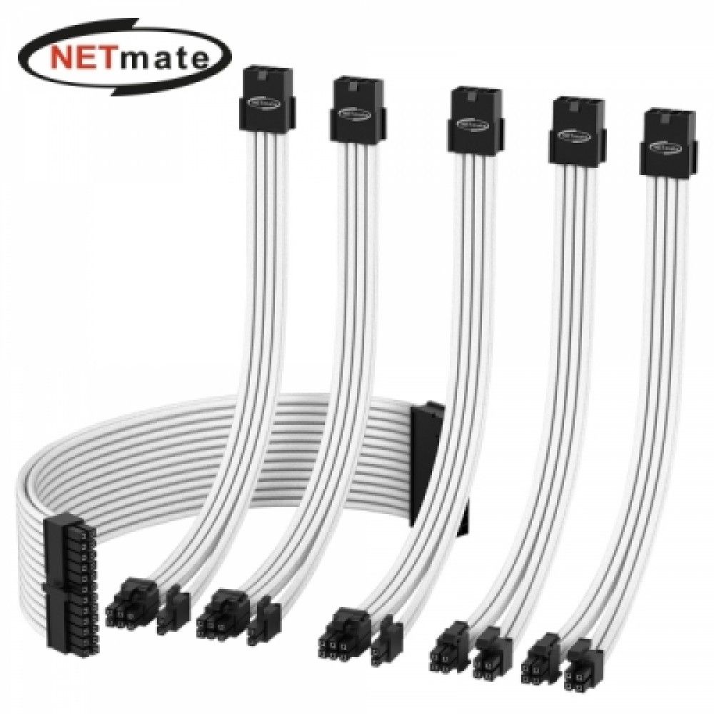 넷메이트 NMJSDPI154 PSU 연장 18AWG 슬리빙 케이블 0