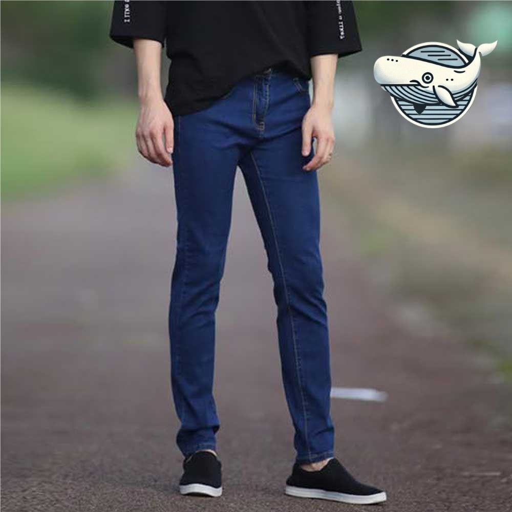 스타일리시 데님 일자핏 중청 팬츠 데일리