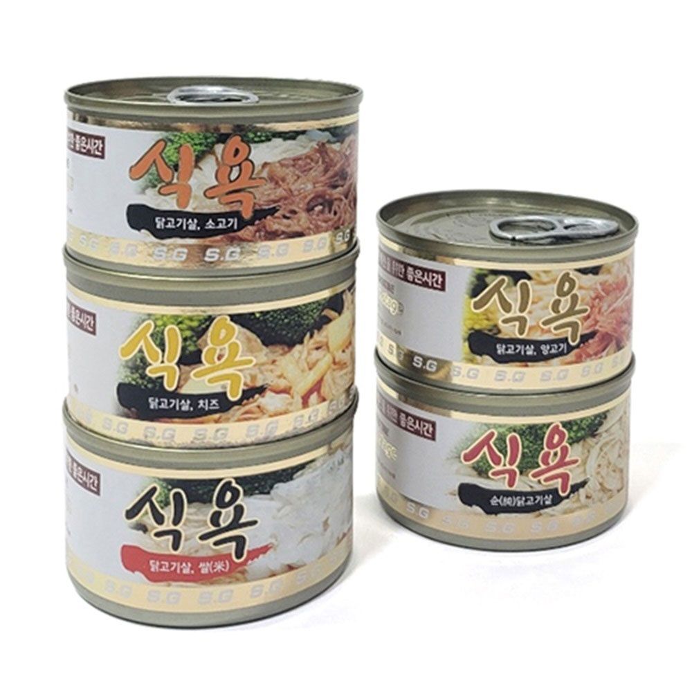 식욕 100g X24개 (택1) 강아지 애견 영양 간식캔