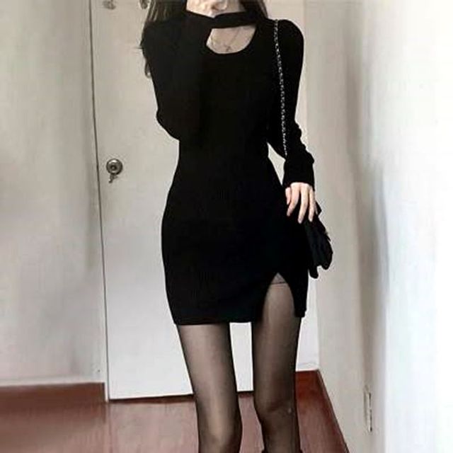 원피스 URS495305 니트원피스 민소매원피스 롱원피스