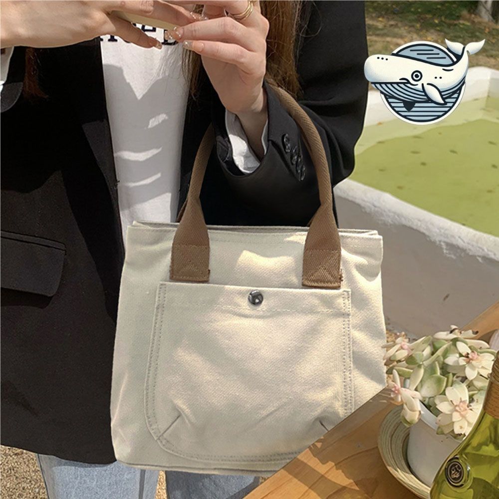가벼운 미니백 통통한 에코 토트백 여름 휴대용