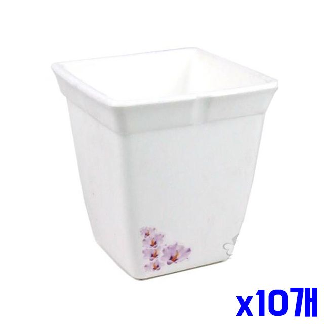 화분 x10개 정사각 14.7x14.7x16cm 인테리어화분