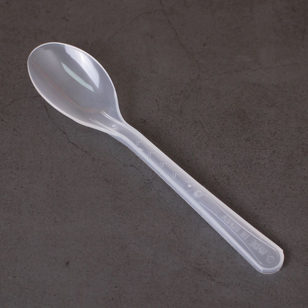 일회용스푼 170mm PP 개별포장 투명 1500개 위생수저