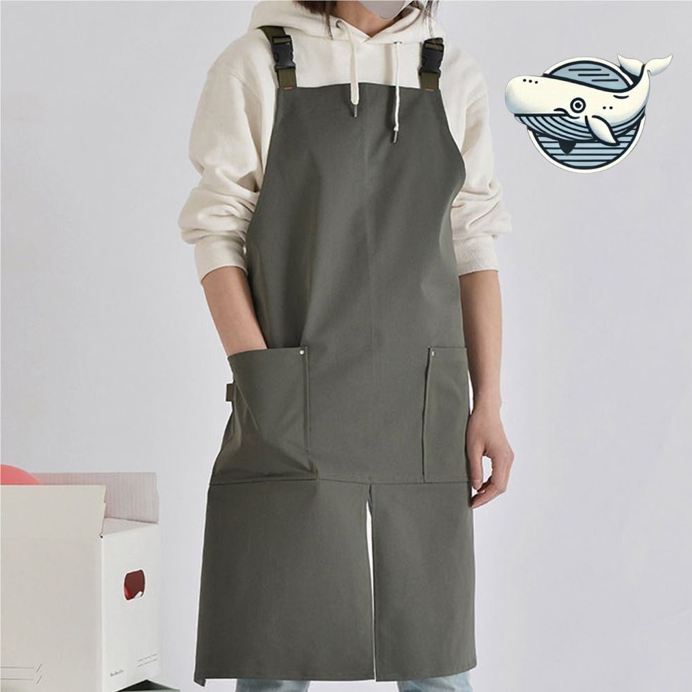 남여 작업용 앞치마 업소용 빠른 서빙 앞트임