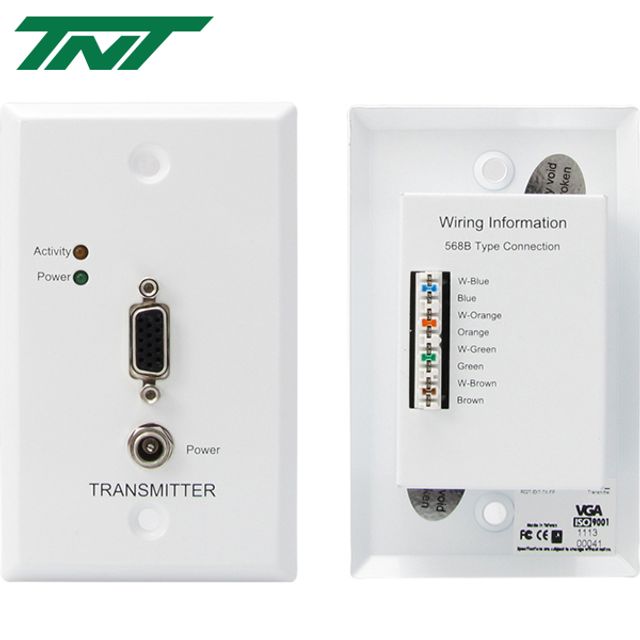 NM-TNT01 월 플레이트 VGA 1 1 리피터 110 IDC 300m