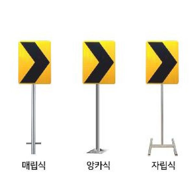 고속도로 방향표지판 갈매기표지 초고휘도 단면형