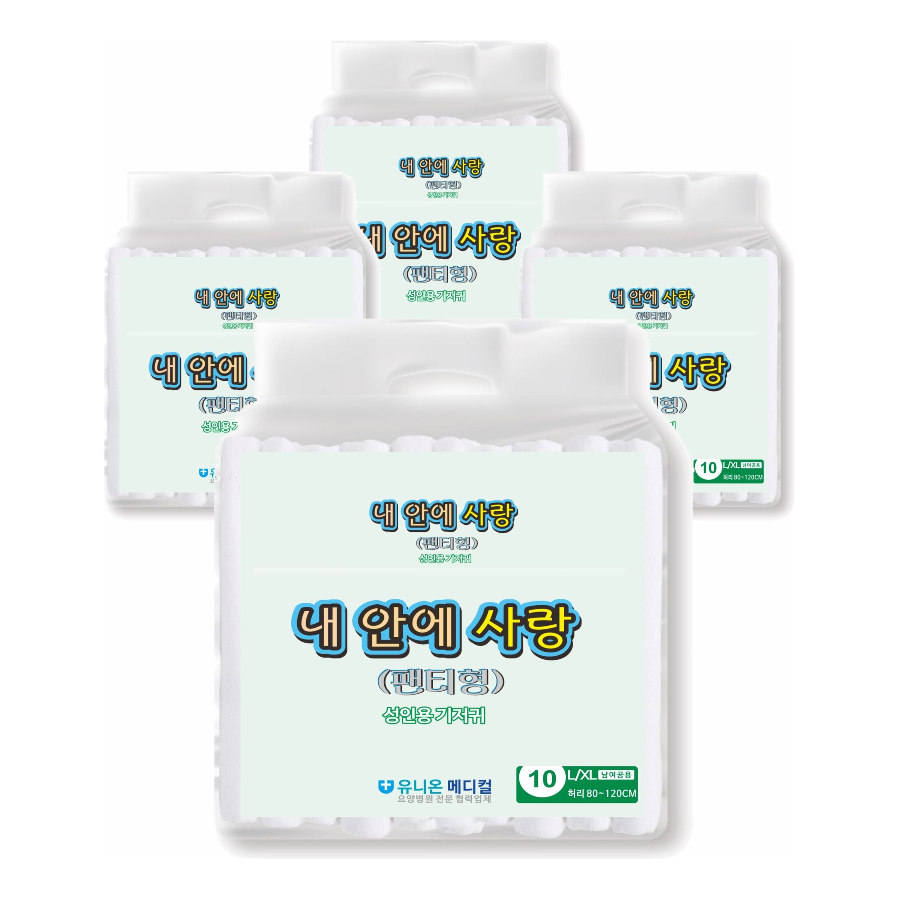 성인 팬티형기저귀 요실금 대형(L/XL)40개(4팩X10개)