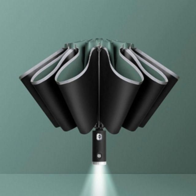 완전자동 암막우산 양산 여름 LED 겸 거꾸로 우산