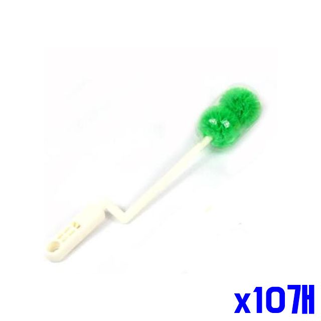 물병솔 세척솔 병세척솔 손잡이 회전 병닦기솔 x10개