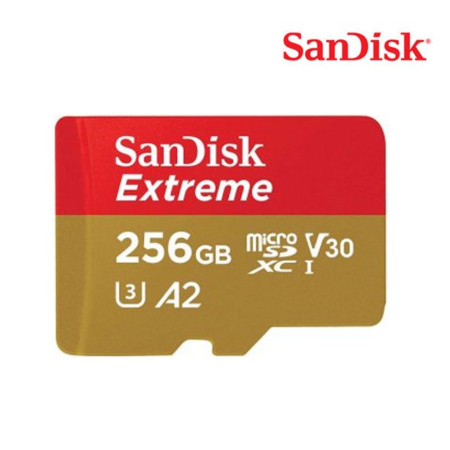 샌디스크 액션캠 마이크로SD 카드 256GB Extreme