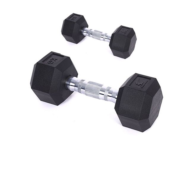 최적의 그립감을 선사하는 육각 아령 16kg X 2개입