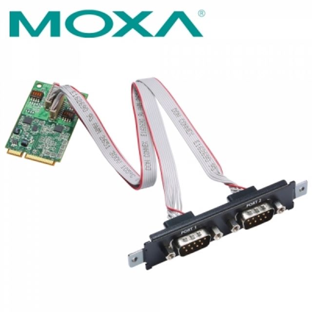 MOXA CP-132N-T Mini PCI Express 2포트 RS422/485