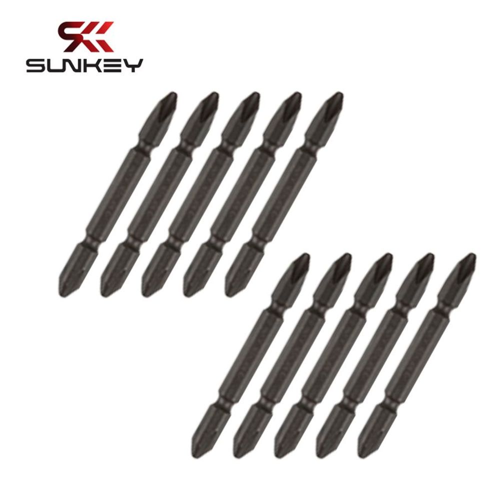 십자 임팩 육각 양면 +PH2 65mm 드라이버비트 10pcs