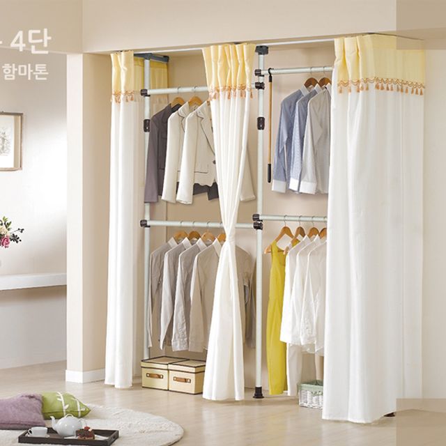 슈마켓 스마트홈 UPGRADE 드레스룸행거 4단