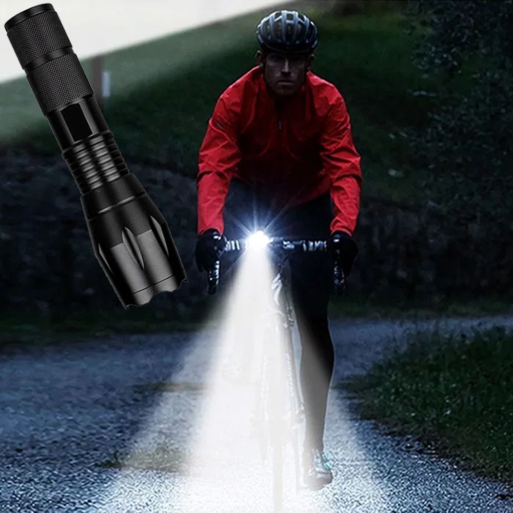 LED 후레쉬 줌 해루질 랜턴 써치라이트 충전식 건전지