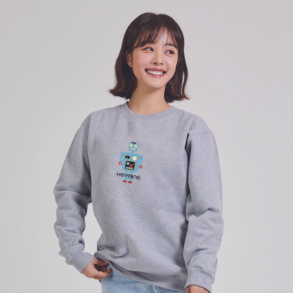 키밍 robot 로봇 맨투맨 후드티 그래픽 오버핏