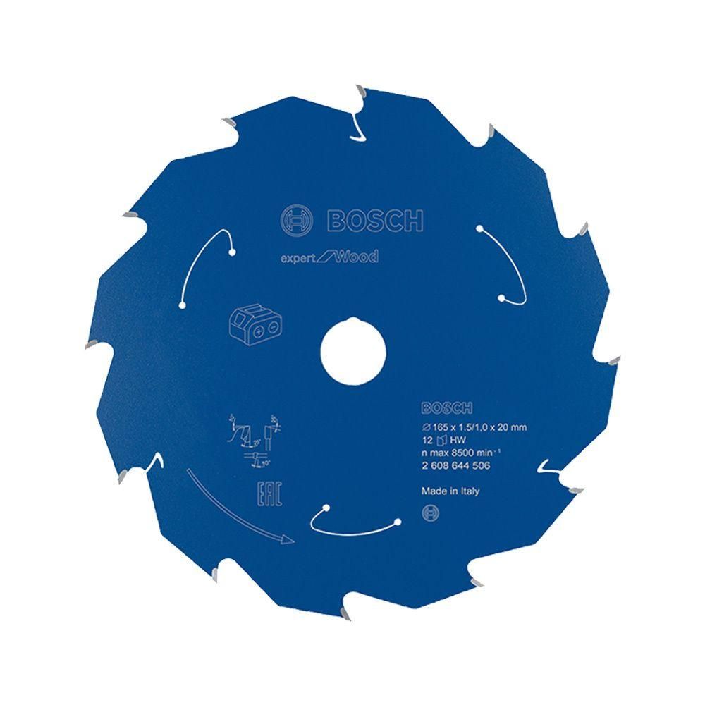 원형 톱날 목재용 165mm 12 날 2608644506 팁쏘 1.5t