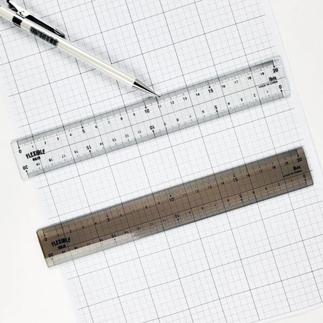 20cm 구부러지는자 (24개 1세트)