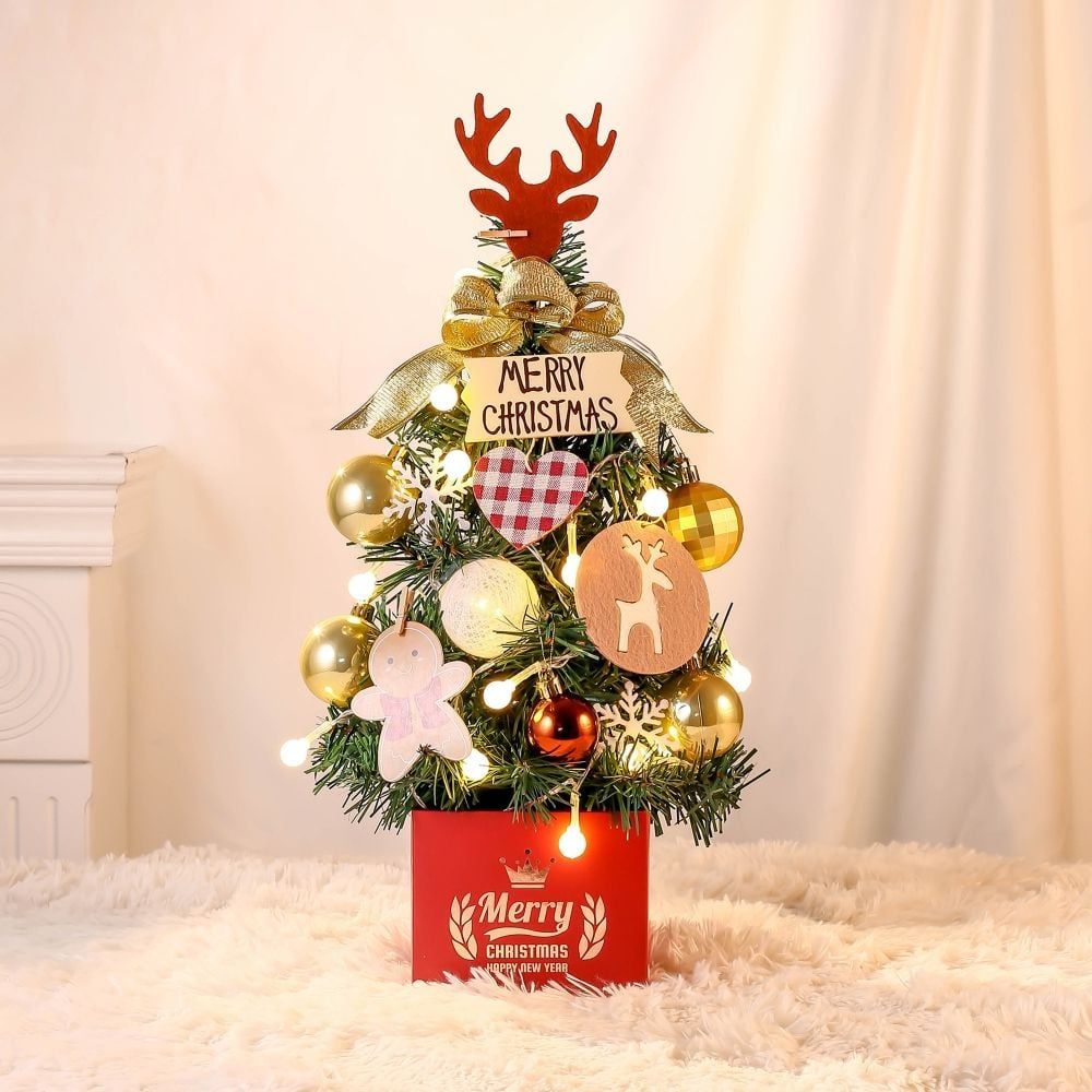 메리 40cm 슈슈 풀세트 전구포함 미니트리 소형트리