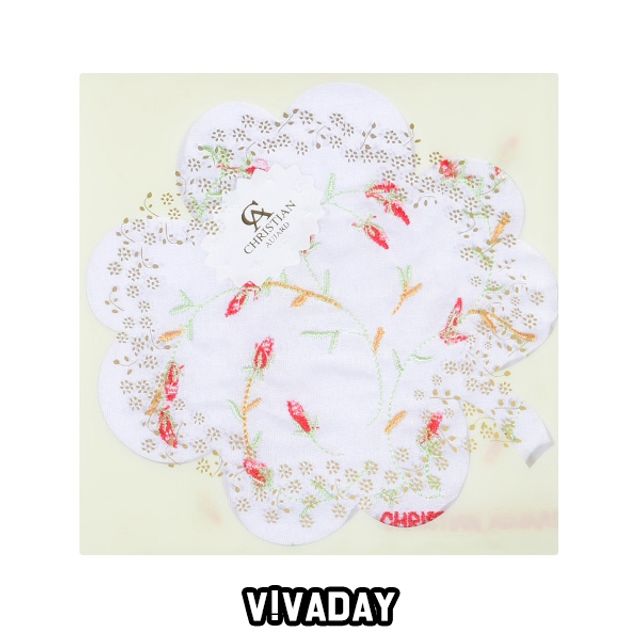 VIVADAY-SC54 고급자수면 남녀 자수손수건