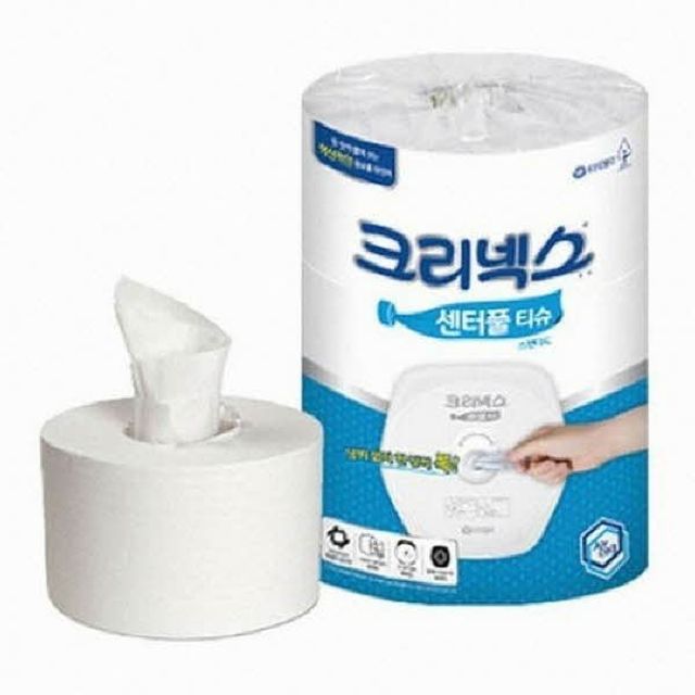 크리넥스 센터풀 티슈 화장지 1 000매X3롤