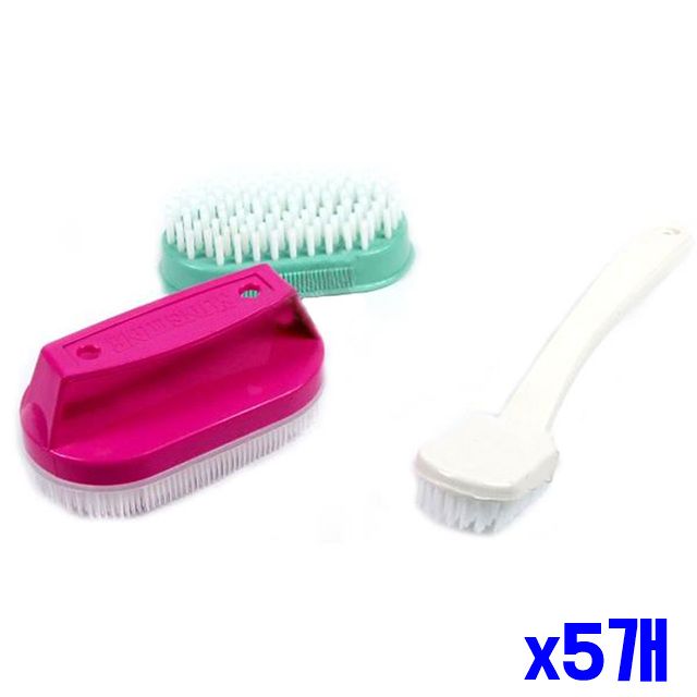 종합 다용도 세트 3종 바닥청소솔 x5개 화장실바닥청