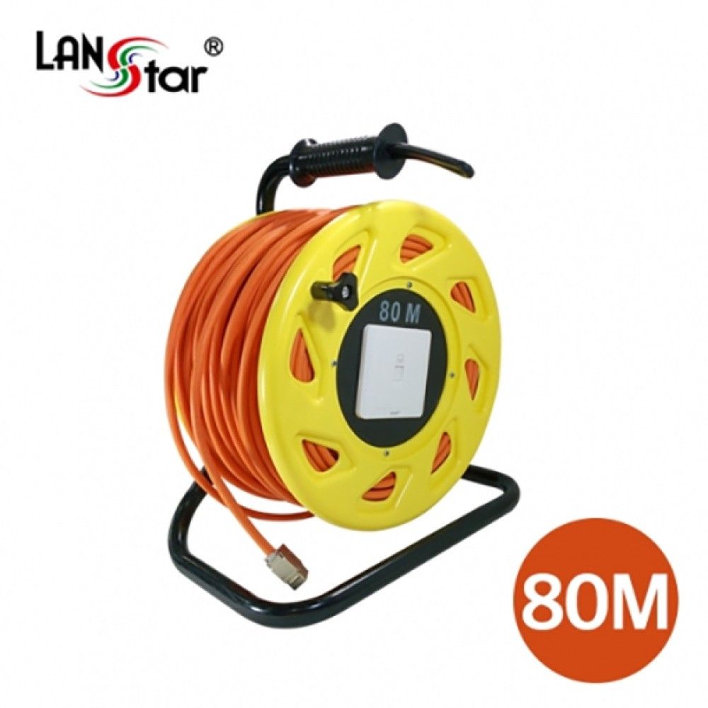 CAT.6AJSCA7.7 SJSFTP LAN CABLE DRUM Reel 주황 80M