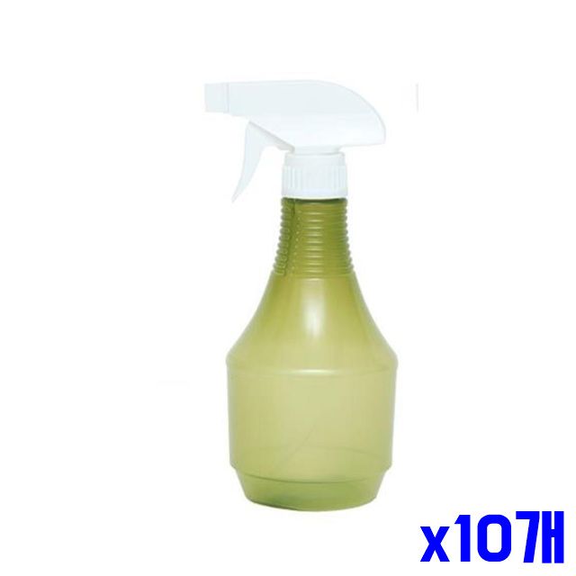분무기 용기 500ml 스프레이 x10개 반투명 통스프레이
