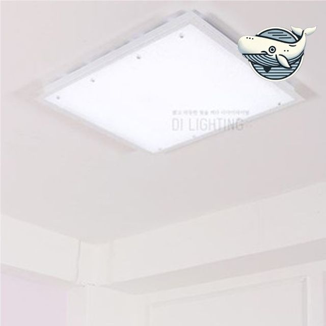 거실 침실 인테리어 LED 조명 심플 화이트