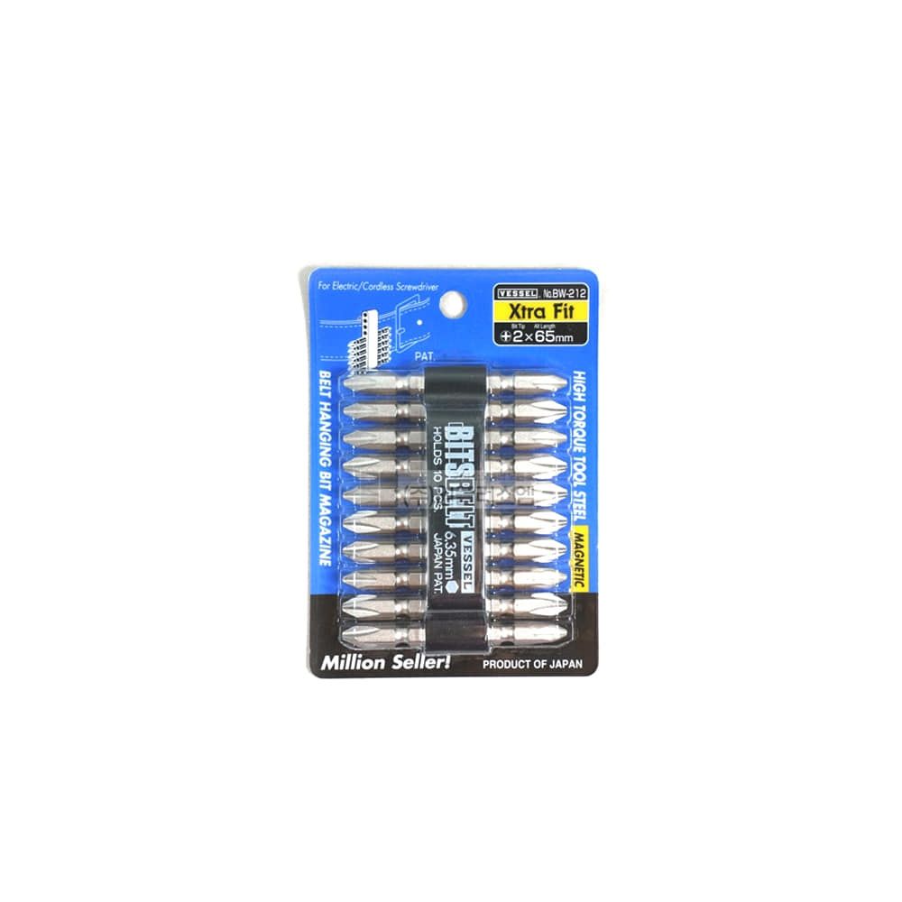베셀 드라이버 비트 BW-212x65mm(10P)