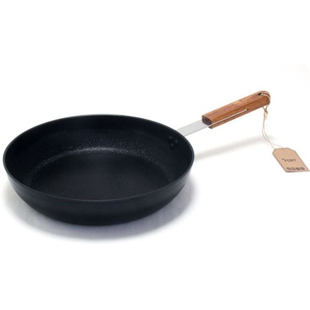 키친아트 후라이팬 우드핸들 인덕션 프라이팬 28cm